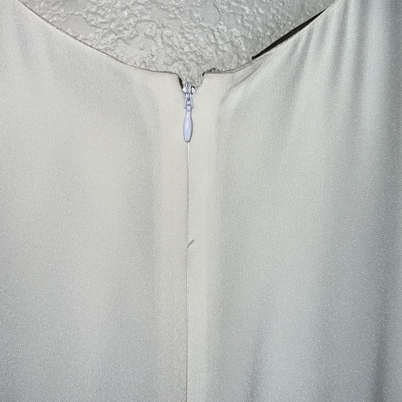 Carlisle Collection Brook Tweed Silk Linen With Ivory Bodice Dress Size 12 - Picture 6 of 9